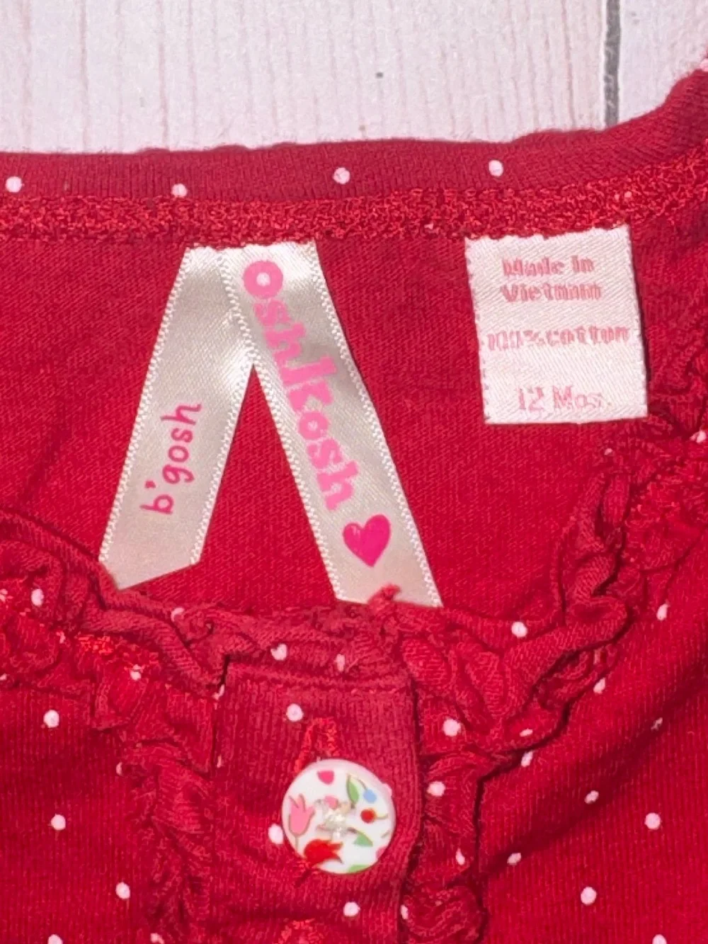 OshKosh B’gosh onesie